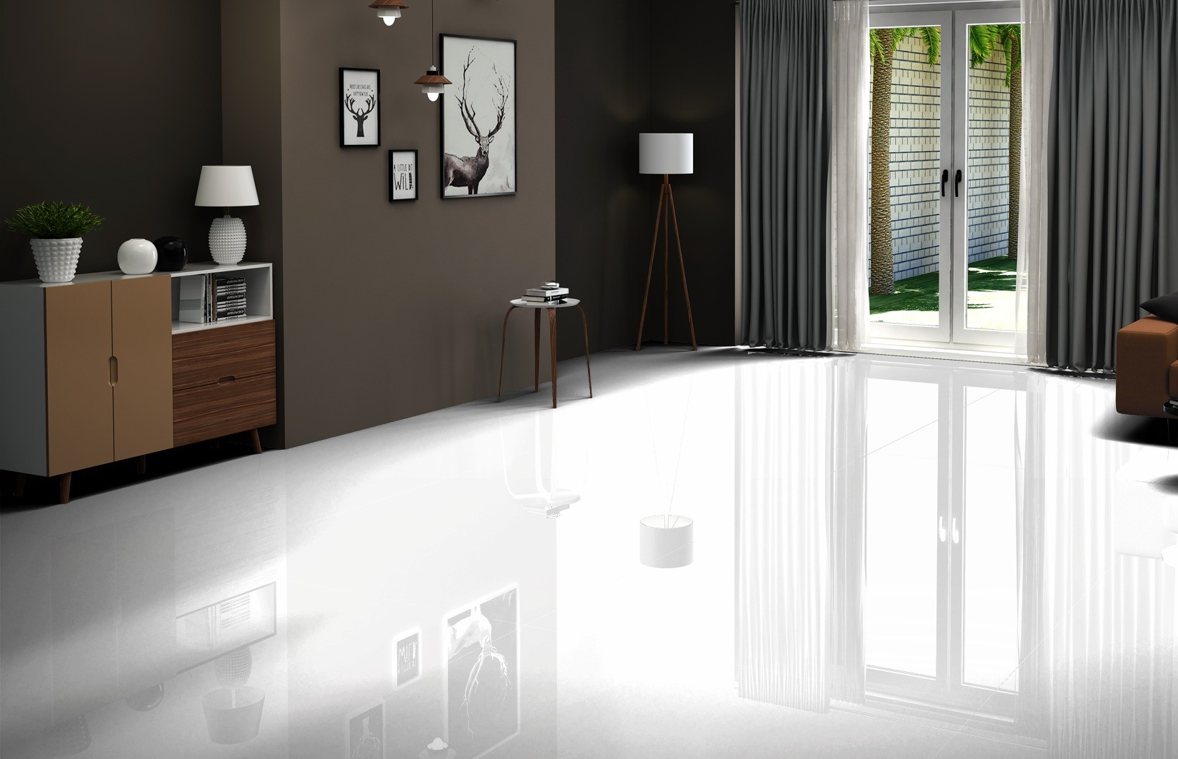 Porcelain tiles