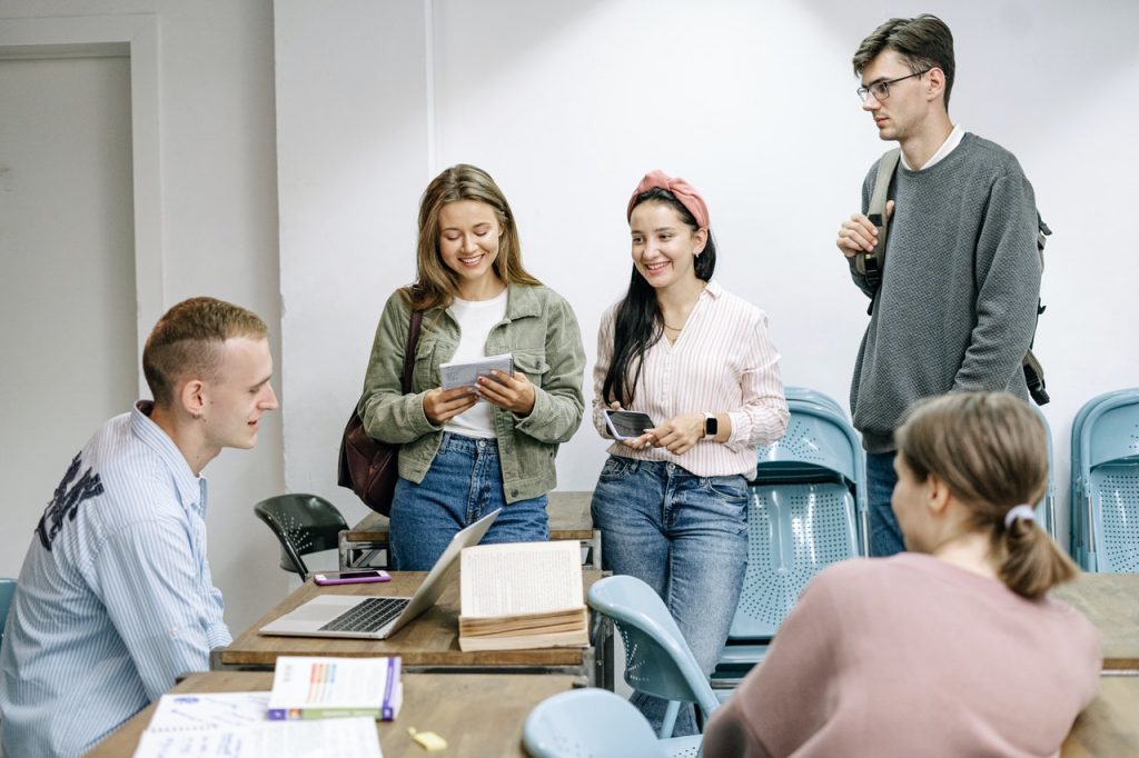 College Students Embracing The New Normal