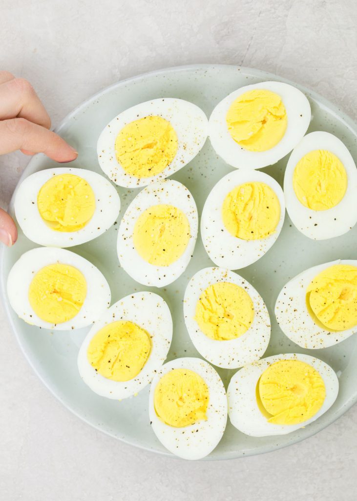 boiled eggs