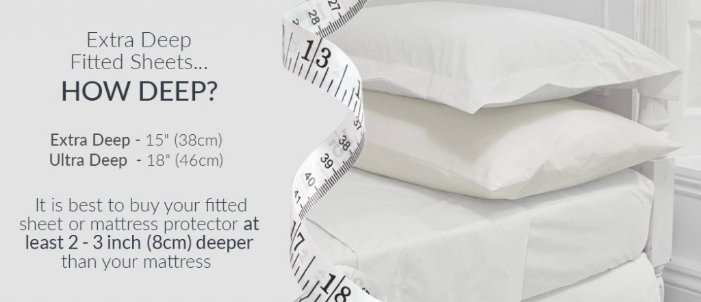 Extra deep fitted sheets